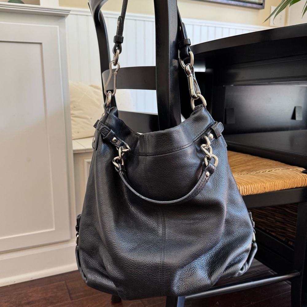 Coach Leather Slouchy Bag